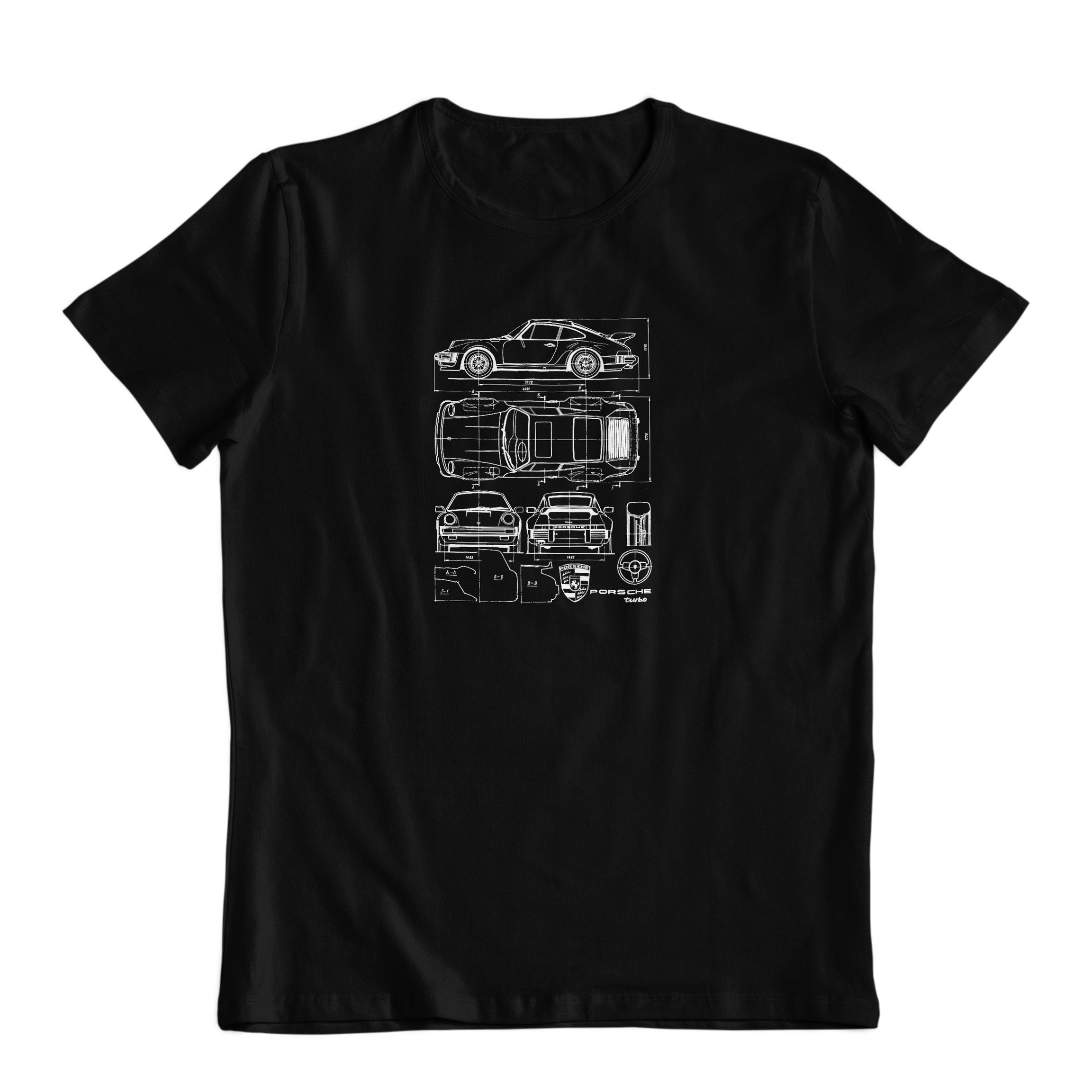 PORSCHE BLUEPRINT | Erkek Kısa Kollu Tişört