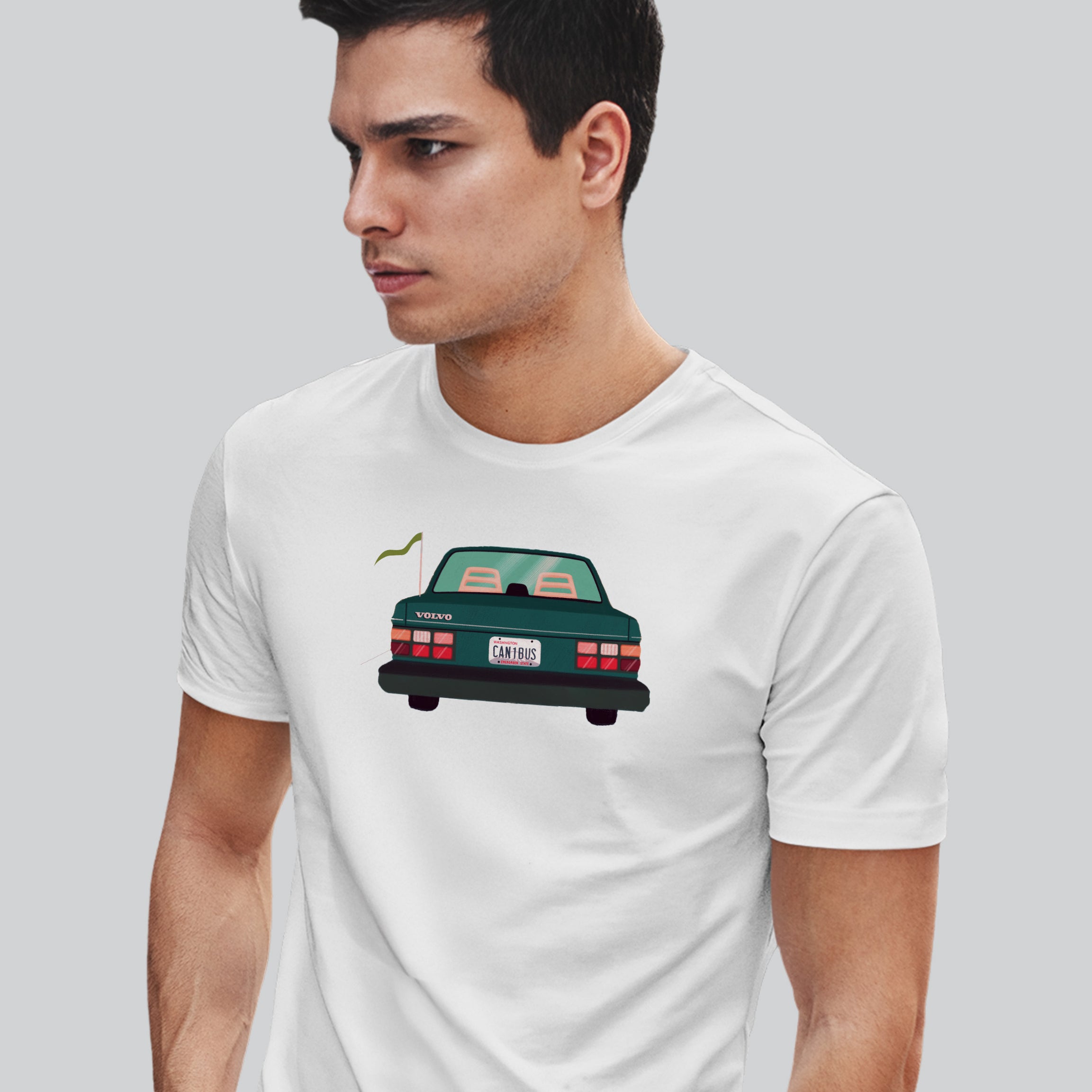 VOLVO RETRO BACK | Erkek Kısa Kollu Tişört