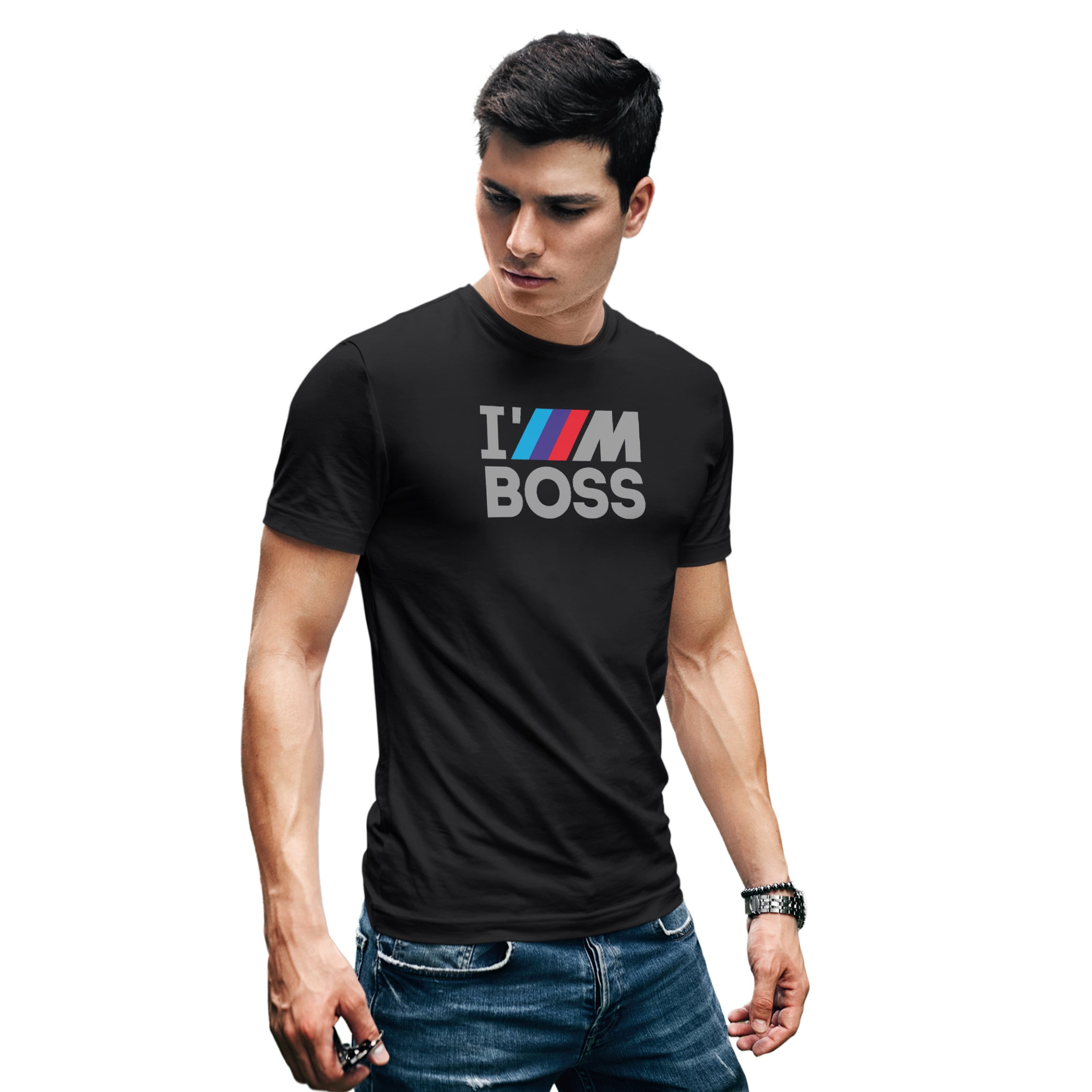 BMW I AM BOSS | Erkek Kısa Kollu Tişört