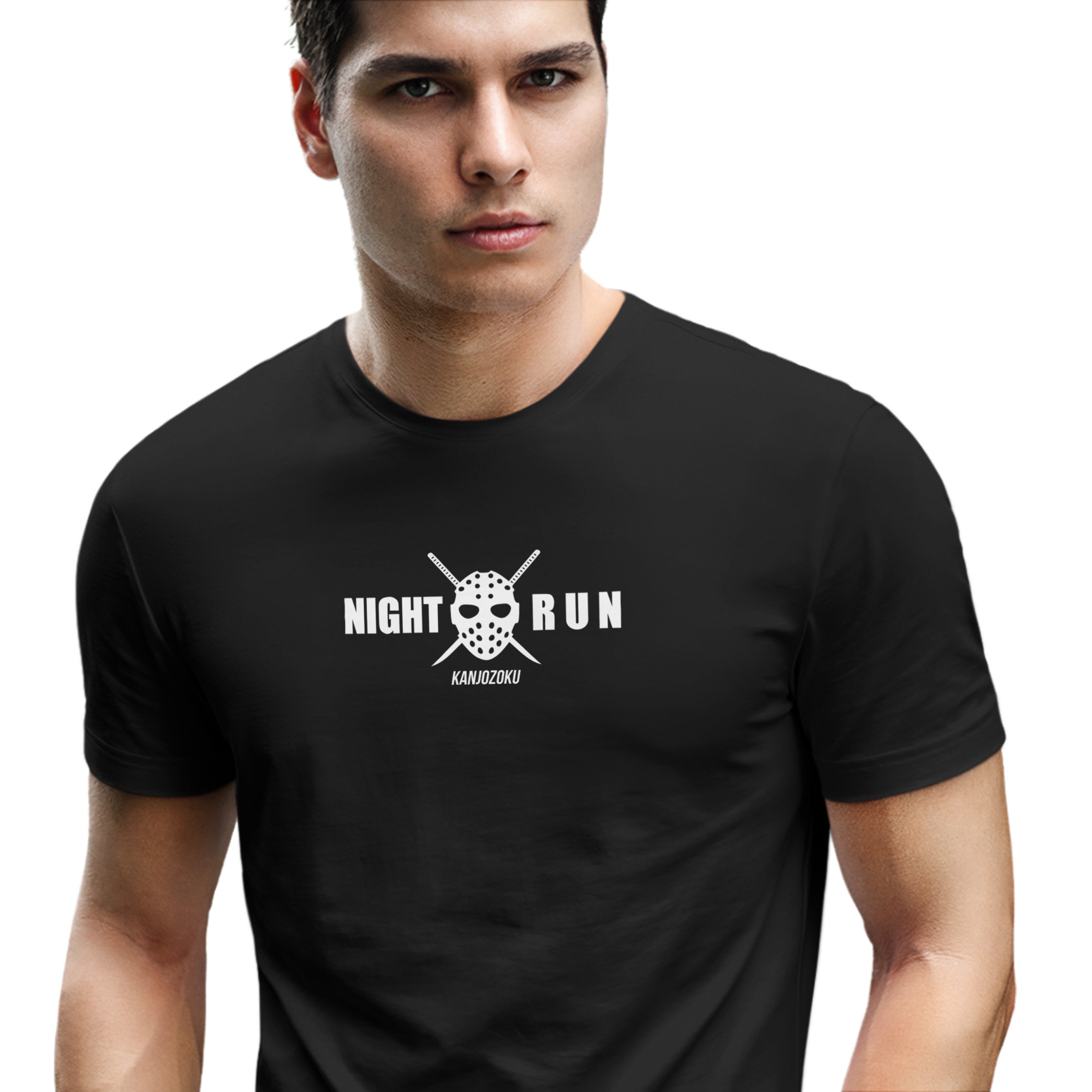NIGHT RUN KANJOZOKU | Erkek Kısa Kollu Tişört