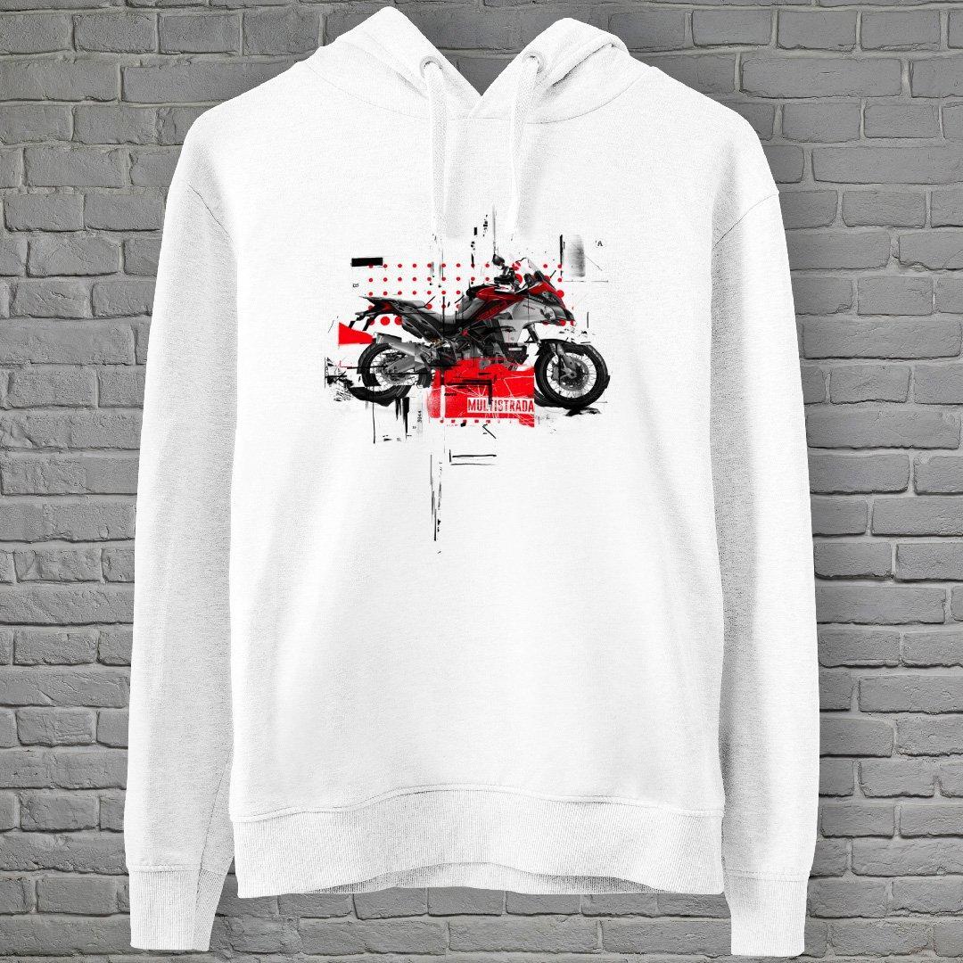 DUCATI MULTISTRADA KIRMIZI Kapüşonlu - Bilmemenayip